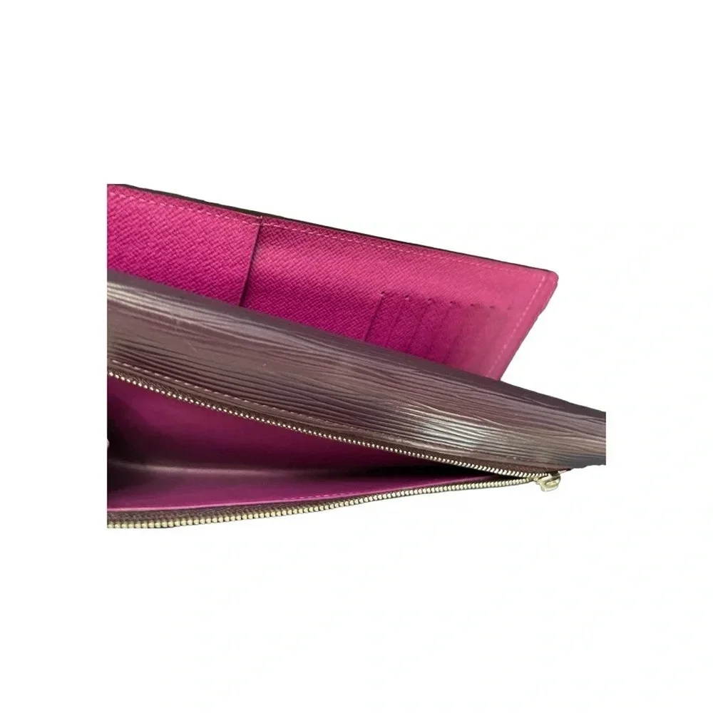 Louis Vuitton | Cassis Epi Eugenie Portefeuille Trifold Wallet